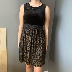 Kc parker by Harstrings velvet & lace dress